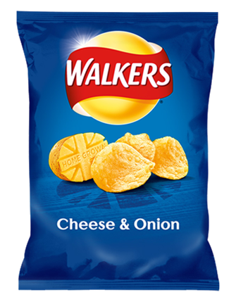 Picture of WALKERS CHEESE & ONION 32.5g 