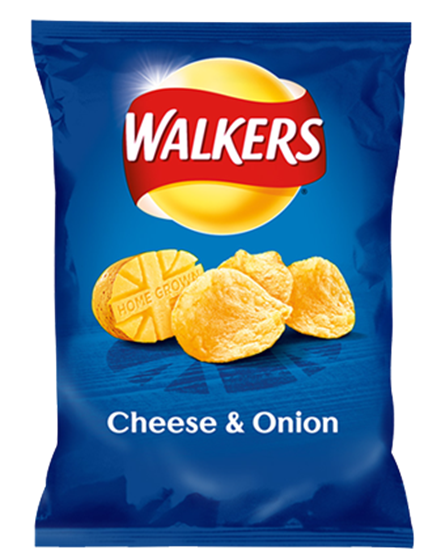 Picture of WALKERS CHEESE & ONION 32.5g 