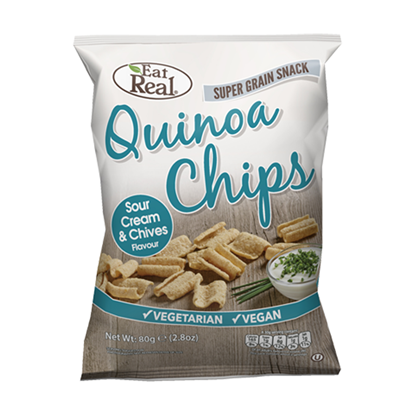 Picture of EAT REAL QUINOA CHIPS SOUR CREAM & CHIVES 30g 