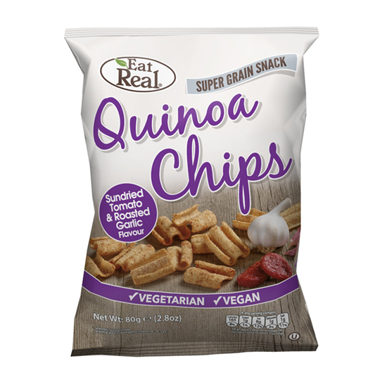 Picture of EAT REAL QUINOA CHIPS SUNDRIED TOMATO & ROASTED GARLIC 30g