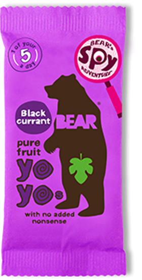 Picture of BEAR SNACKS YOYO'S- BLACKCURRANT 20g