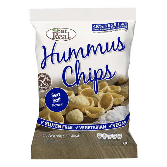 Picture of EAT REAL HUMMUS CHIPS SEA SALT 45g