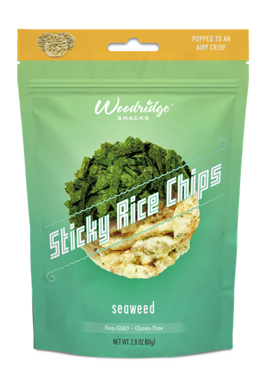 Picture of WOODRIDGE STICKY RICE CHIPS SEAWEED 80g  