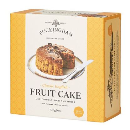 Picture of BUCKINGHAM CLASSIC ENGLISH FRUIT CAKE - THE LUXURY EDITION 700g